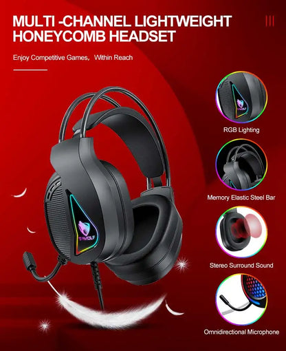 Hot Sale 4 in 1 Portable Wired Gaming Keyboard and Mouse Mousepad Headphone 4 in 1 Combos LED Light Gaming Set for Computer