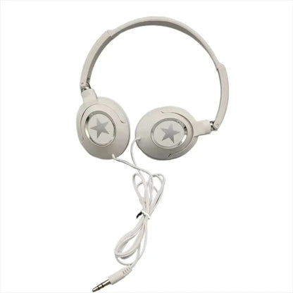 Flexible Wired Headphones HiFi Sound Music Stereo Over Ear Headset Noise Cancelling Adjustable Foldable Headphones