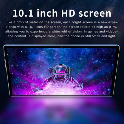 New 10.1 Inch Android 13 Tablet PC 4GB RAM 64GB ROM Dual Cameras Octa Core Dual SIM 3G Phone Call BT Wi-Fi Tablets