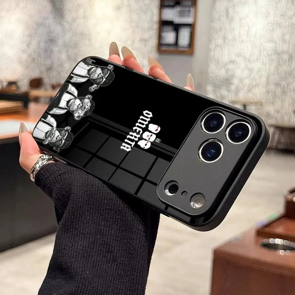 Singer 47 O-Omerta M-Maes  Phone Case for Iphone 17 16 15 14 Air 12 11 13 Pro Max Mini X Xr Xs Se Puls glass Cover