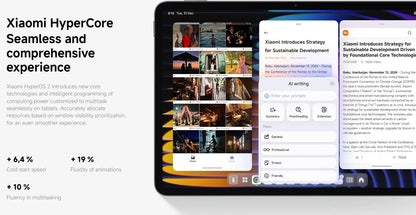 Global Version Xiaomi Pad 7 11.2 'Xiaomi HyperAI 144Hz 3.2K Display Snapdragon 7 + Gen 3 Octa core Processor 45W 8850mAh Battery