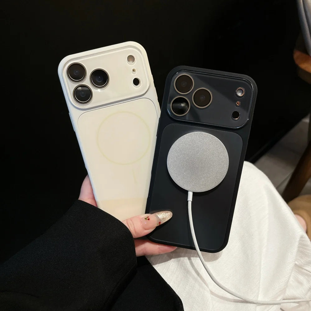 Liquid Silicone Instantly Transforms into for iPhone 17 Series Cases for iPhone 17 Pro Max 16 15 14 13 Pro Max Magnetic Cover