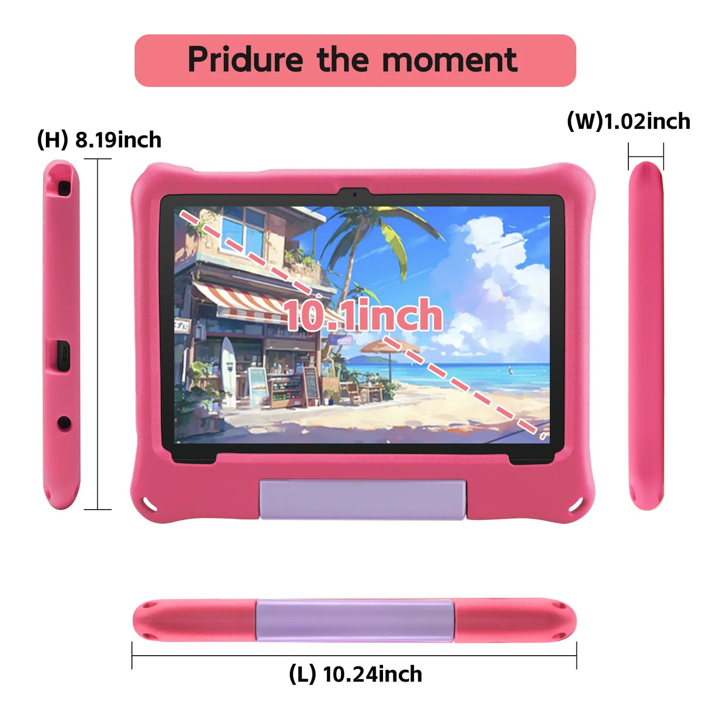 Paitanry CH10 Plus Android 15 Kids Tablet 5000Mah Octa-core 10.1 inch 8GB (4+4GB)RAM 64GB ROM Tablets Learning Children's Tablet