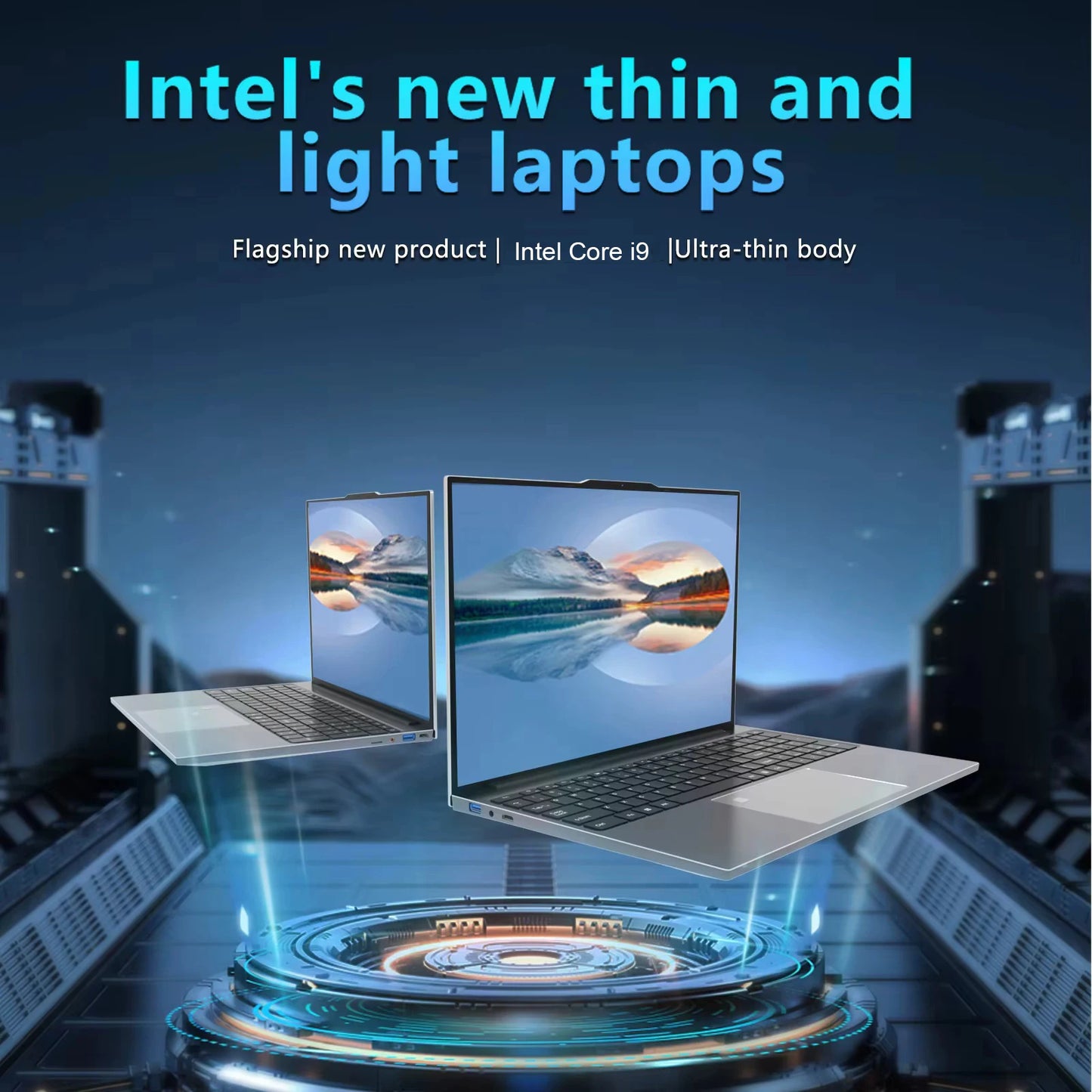 New 15.6" Intel Core i9 9900U Gaming Laptop Computer 16GB RAM 1/2TB SSD PC Gamer Windows 11 1920*1080P Office Gaming Notebook