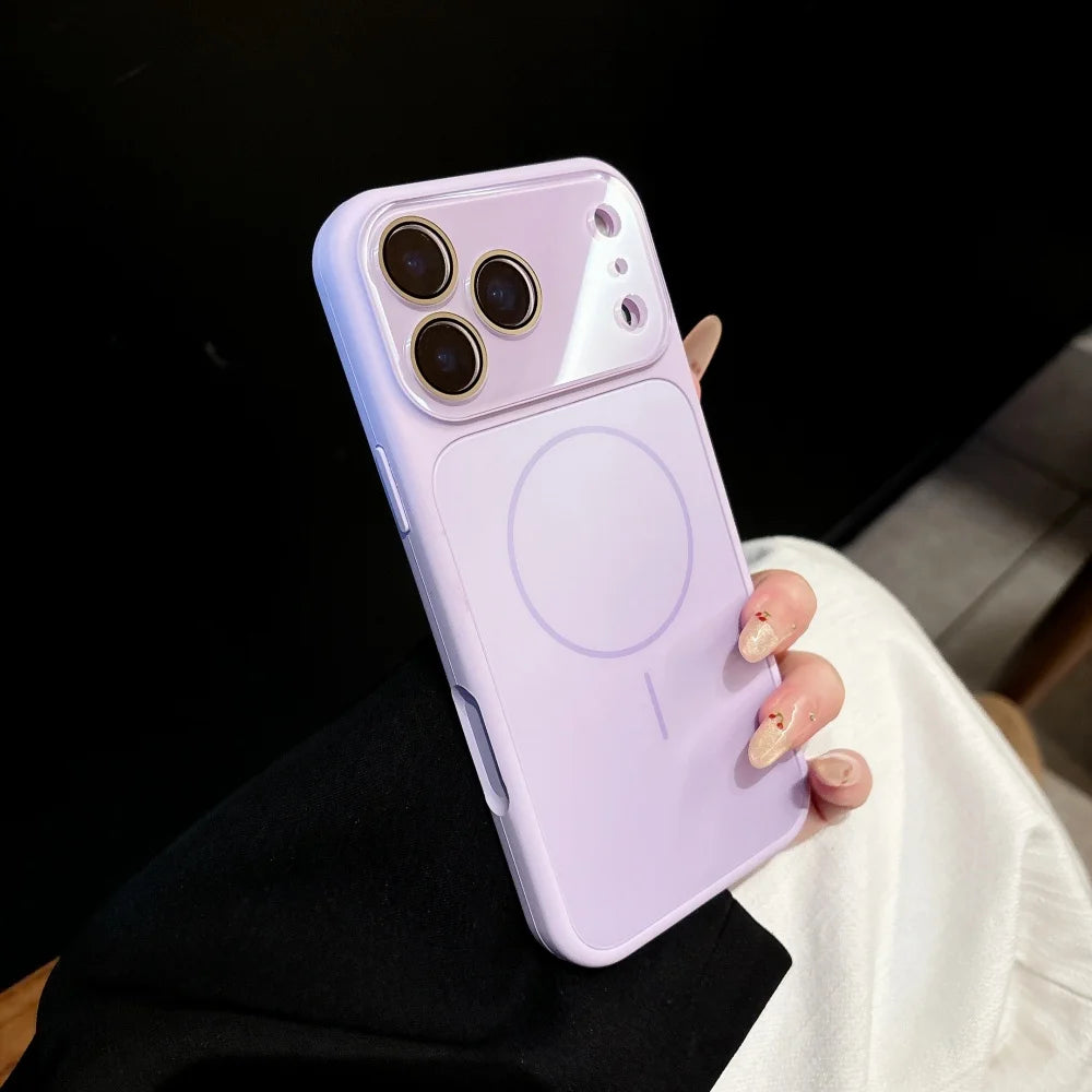 Liquid Silicone Instantly Transforms into for iPhone 17 Series Cases for iPhone 17 Pro Max 16 15 14 13 Pro Max Magnetic Cover