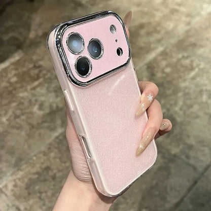 Luxury Shiny Glitter 2 in 1 Case for iPhone 17 Air 16 15 14 13 12 11 Pro Max Plus Shockproof Candy Soft Bright Protective Funda