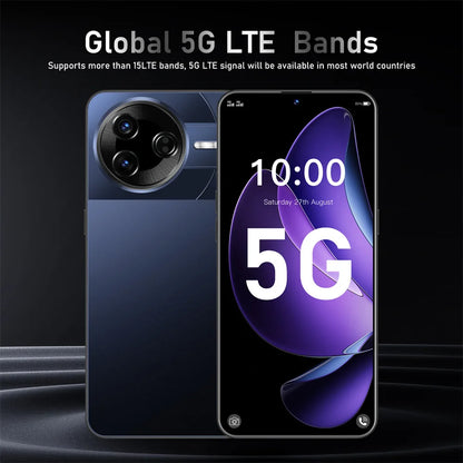 New F7 Ultra Original Smartphone 7.3inch 5G Cell Phone 7800mAh Android 15  Dual SIM Card Cellphones Global Version Mobile Phones