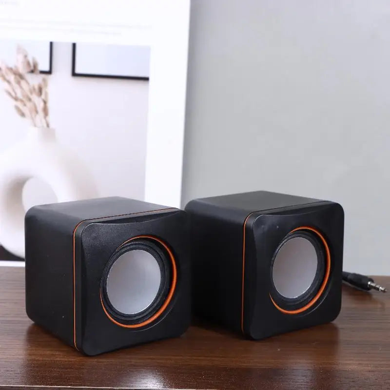 【SSummer10】Computer Speakers Stereo Microphone Audio PC Speaker USB Wired With LED Light For Desktop Computers PC Laptops【SS】