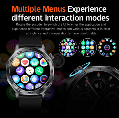 2026 new smartwatch with 1.46-inch IPS display, Ipx8 water resistance rating. 400 mAh battery featuring over 100 activity modes,