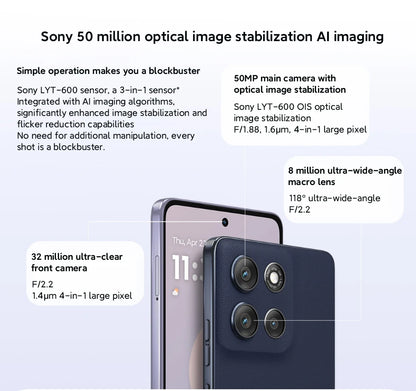 Motorola Moto G100 Pro SmartPhone Global ROM Dimensity 7300 6.7-inch 1.5K pOLED 120Hz Display 50MP Camera 6720mAh Cellphone