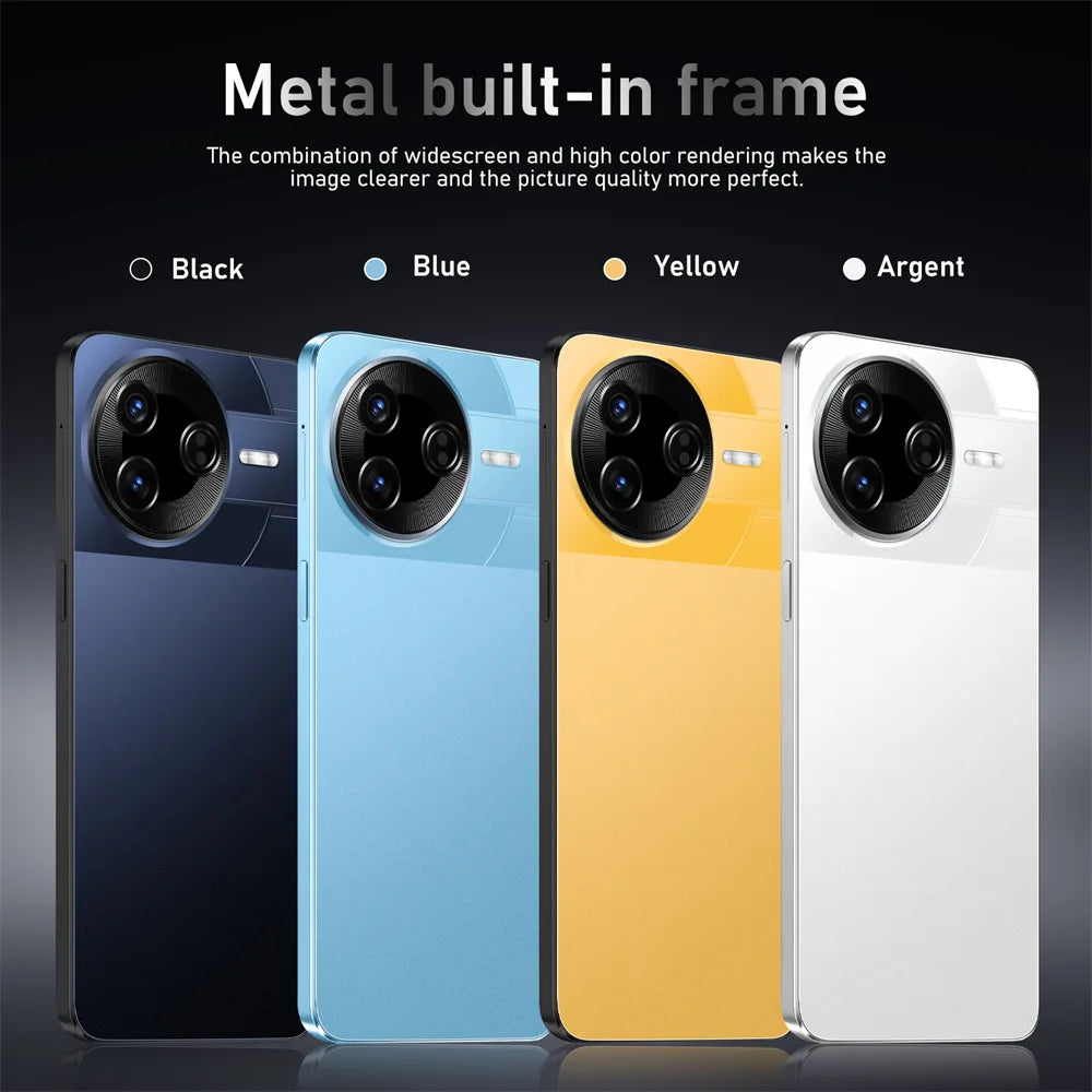 New F7 Ultra Original Smartphone 7.3inch 5G Cell Phone 7800mAh Android 15  Dual SIM Card Cellphones Global Version Mobile Phones