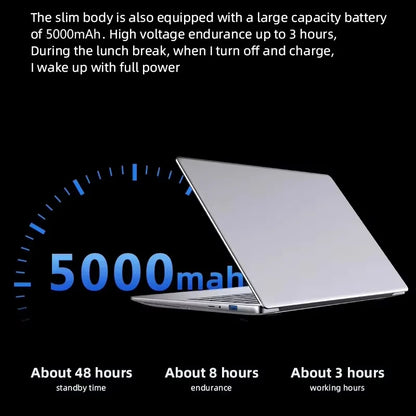 14.1" Windows 11 Laptop Intel Core i9 10980HK 4K HD Screen 16GB RAM 1TB 2TB SSD Gaming laptops PC Office Portable Computer Game
