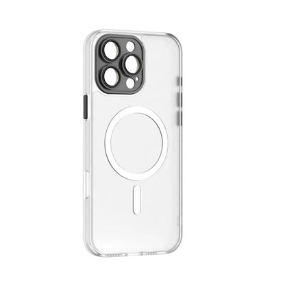 Magnetic Luxury Translucent Armor Shockproof Case For iPhone 16 15 14 13 12 11 Pro Max For Magsafe Wireless Charge Phone Cover