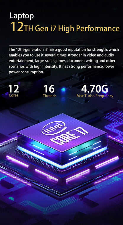 15.6 Inch Laptop Intel Core i9-12900H/i9-10885H Windows 11 Por 2*DDR4 2*M.2 SSD Ultrabook Computer Fingerprint Unlock WIFI5 BT
