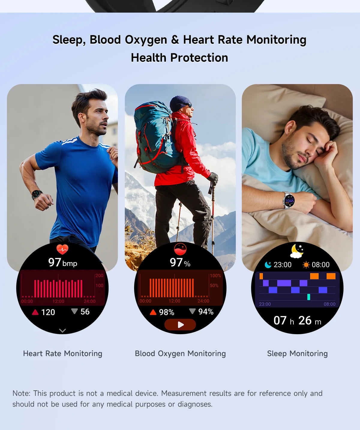 New smartwatch 2026-1.7-inch HD screen, 1000 mah battery, information alert function, multiple sports modes