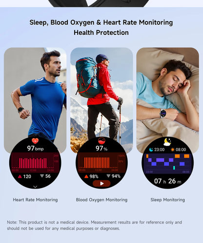 New smartwatch 2026-1.7-inch HD screen, 1000 mah battery, information alert function, multiple sports modes