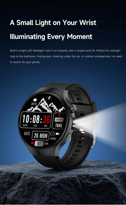 New smartwatch 2026-1.7-inch HD screen, 1000 mah battery, information alert function, multiple sports modes