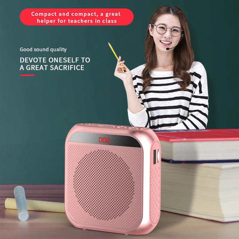 Speaker for teachers to use in class   microphone amplifier, small portable tour guide microphone