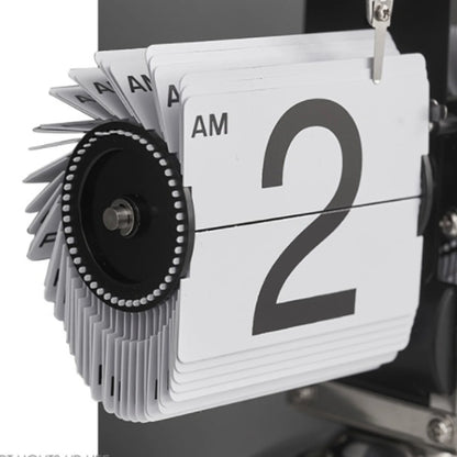 Clock Digital  Down Clock Retro Minimalist Single Foot Mechanical Auto  Clock Desk Clock for Home Livingroom Decor