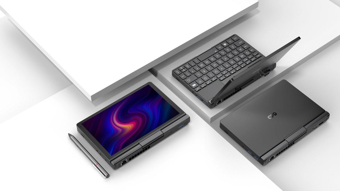 GPD Pocket 3 Mini Laptop 8Inch Intel Core i3- 1125G4 Notebook 16GB 512GB SSD Modular Full-featured Handheld Windows11 Computer