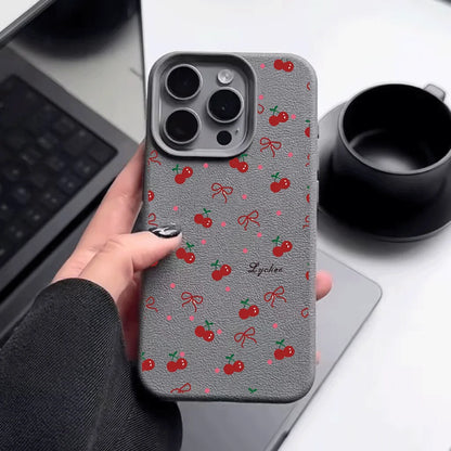 Pink Black Bowknot Lichee Pattern Phone Case For OPPO Reno 14 Pro 13F 12F 11F 13 12 11 10 Pro 8T 7 7Z 6 5 4 5G A31 A53 A57 cover