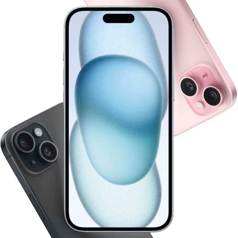 iPhone 15 Dual eSIM 6.1" Genuine Super Retina XDR OLED 128/256/512GB ROM 6GB RAM Face ID NFC A16 Original 98% New 5G Cell Phone