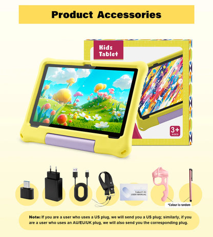 Paitanry CH10 Plus Android 15 Kids Tablet 5000Mah Octa-core 10.1 inch 8GB (4+4GB)RAM 64GB ROM Tablets Learning Children's Tablet