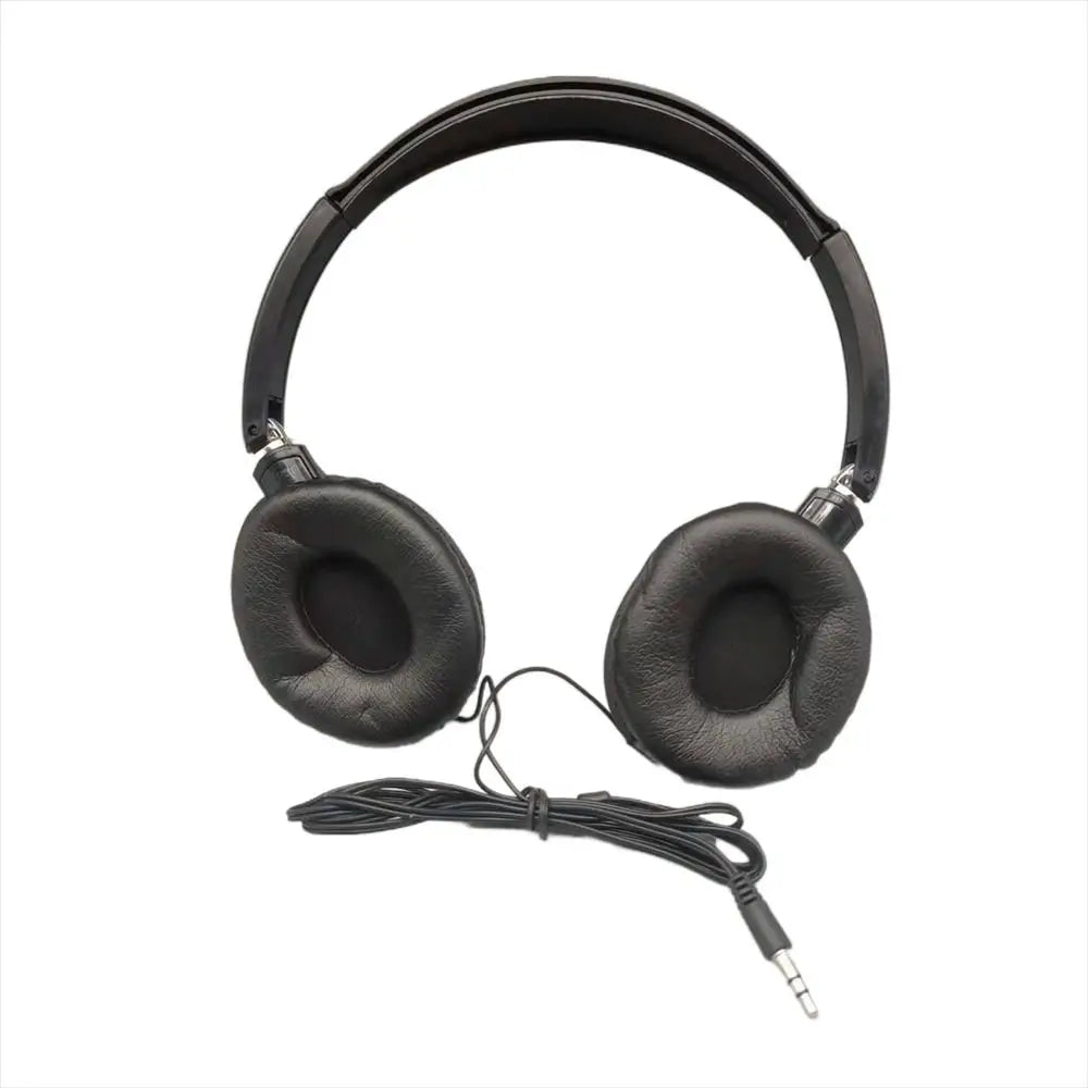 Flexible Wired Headphones HiFi Sound Music Stereo Over Ear Headset Noise Cancelling Adjustable Foldable Headphones