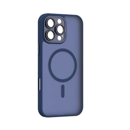 Magnetic Luxury Translucent Armor Shockproof Case For iPhone 16 15 14 13 12 11 Pro Max For Magsafe Wireless Charge Phone Cover