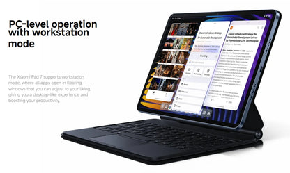 Global Version Xiaomi Pad 7 11.2 'Xiaomi HyperAI 144Hz 3.2K Display Snapdragon 7 + Gen 3 Octa core Processor 45W 8850mAh Battery