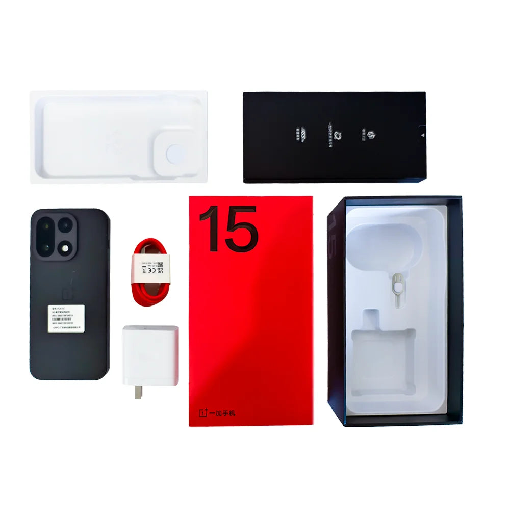 OnePlus 15 5G Smartphone Snapdragon 8 Gen 5 6.78” AMOLED 165Hz 7300mAh 120W 50MP Cámaras Triple