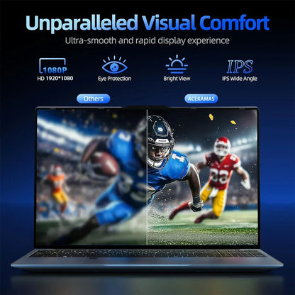 LENO15.6 Inch FHD Ultra Thin Laptop Intel i9-10980HK 16GB RAM 1TB/2TB SSD Fingerprint Unlock Windows 11 Gaming Business Notebook