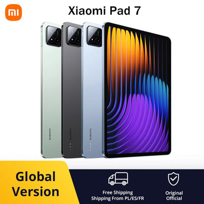 Global Version Xiaomi Pad 7 11.2 'Xiaomi HyperAI 144Hz 3.2K Display Snapdragon 7 + Gen 3 Octa core Processor 45W 8850mAh Battery