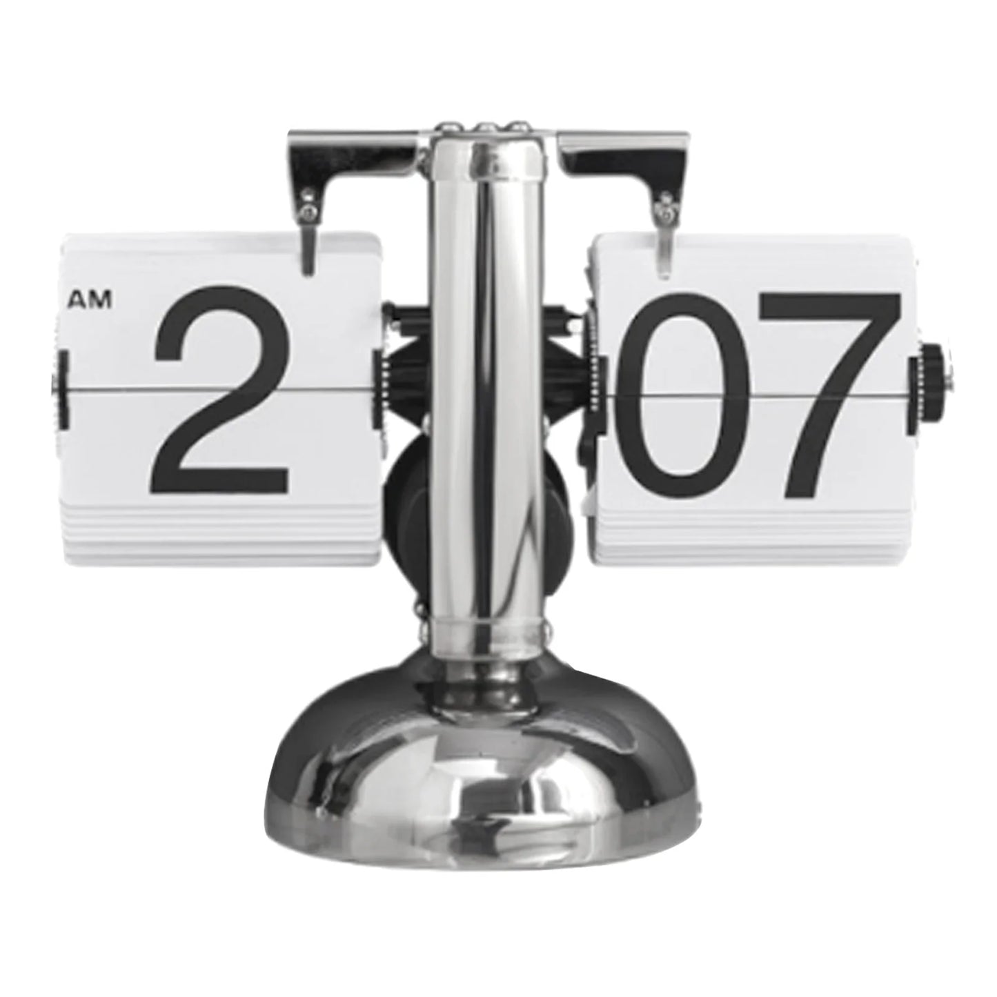 Clock Digital  Down Clock Retro Minimalist Single Foot Mechanical Auto  Clock Desk Clock for Home Livingroom