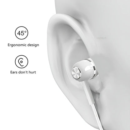 3.5mm Wired Earphone In Ear Headset HIFI Heavy Bass Earbuds Monitor Sports Headset Stereo Music Gaming Headphone With Microphone