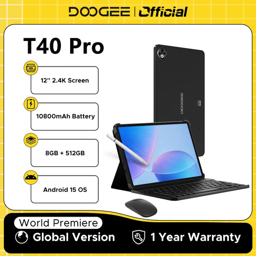 World Premiere DOOGEE T40 Pro Tablet 12