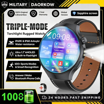 New smartwatch 2026-1.7-inch HD screen, 1000 mah battery, information alert function, multiple sports modes