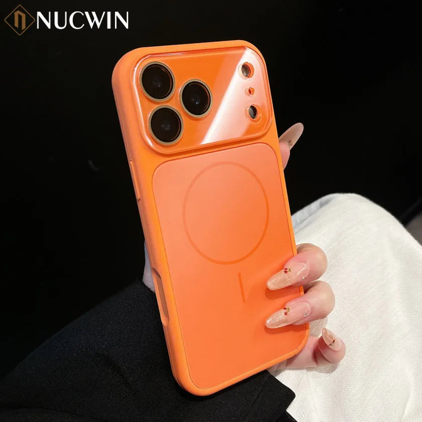 Liquid Silicone Instantly Transforms into for iPhone 17 Series Cases for iPhone 17 Pro Max 16 15 14 13 Pro Max Magnetic Cover