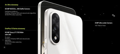 World Premiere OnePlus Nord 5 Global Version Smartphone 50MP LYT-700 Camera 1.5K AMOLED Display Snapdragon 8s Gen 3 OxygenOS 15