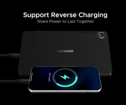 World Premiere DOOGEE T40 Pro Tablet 12" IPS 2.4K 20GB(8+12) 512GB Android 14 Helio G99 6nm 10800mAh 18W Charge 7.6mm ultra-thin