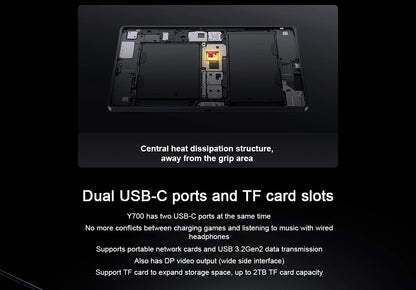 Original Lenovo Legion Y700 4th Gaming Tablet CN Version Snapdragon 8 Elite 8.8-inch 3K 165Hz Display 7600mAh Android 15 Pad PC