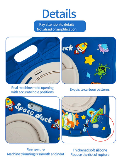 BDF Kids 10.1 Inch Tablet Android 11 Pc 4GB Ram 64GB Rom 3G SIM Card Slot Built in children's program software WiFi Bluetooth