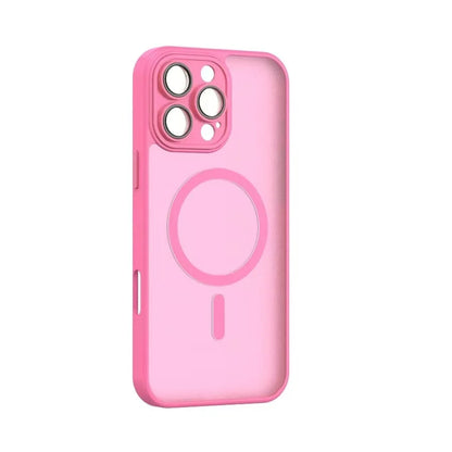 Magnetic Luxury Translucent Armor Shockproof Case For iPhone 16 15 14 13 12 11 Pro Max For Magsafe Wireless Charge Phone Cover