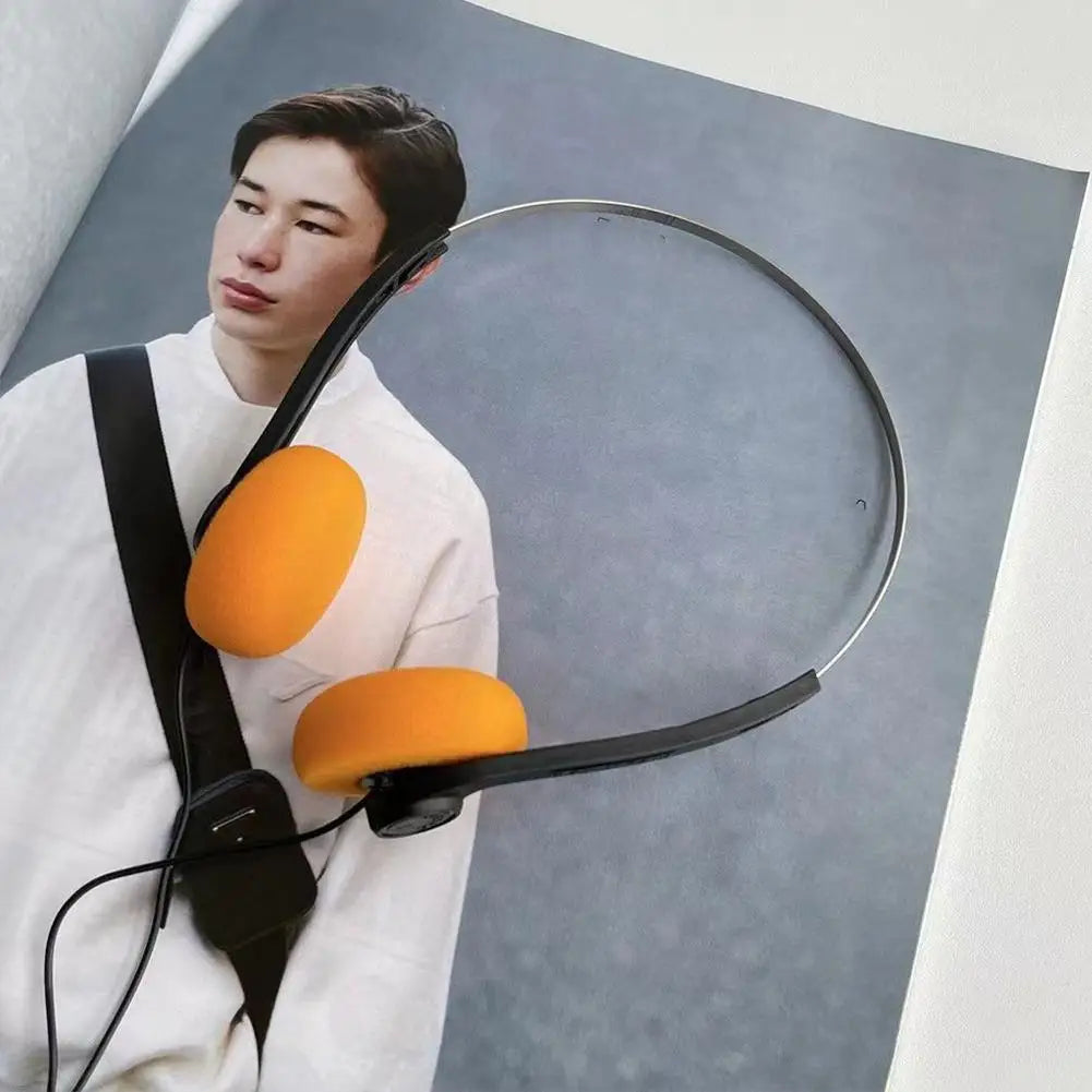 Headphone Music Mp3 Walkman Retro Feelings Portable Wired Small Headphones Sports Fashion Photo Props