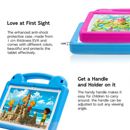 Kids Tablet 10.1inch for Kids 8GB 64GB Toddler with Shockproof Case, Android 15 Tablet with Octa-Core 1TB Expand 5000mAh Battery