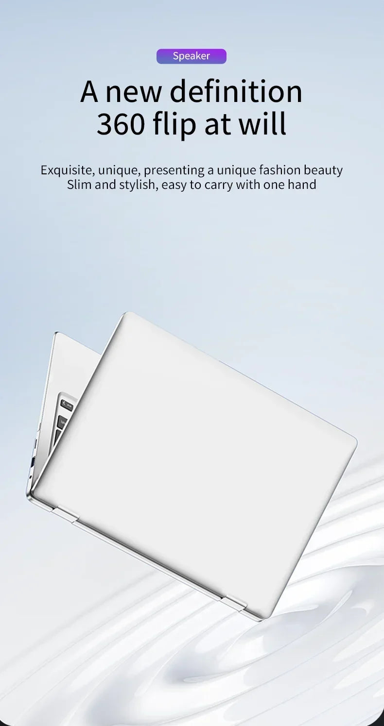 Portable 2 in 1 Laptop Computer Intel N4020 11.6 Inch Touch Screen Notebook Ram 8GB Rom 128GB-1TB SSD Windows 11 Pro PC Computer