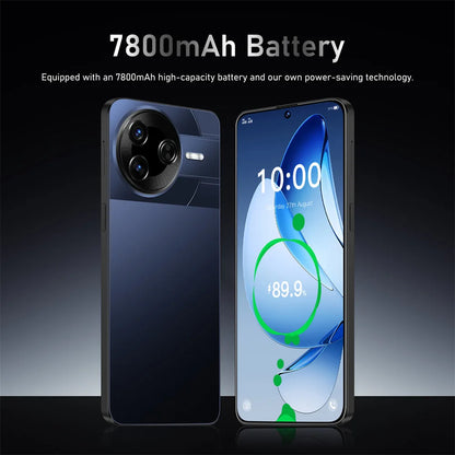 New F7 Ultra Original Smartphone 7.3inch 5G Cell Phone 7800mAh Android 15  Dual SIM Card Cellphones Global Version Mobile Phones