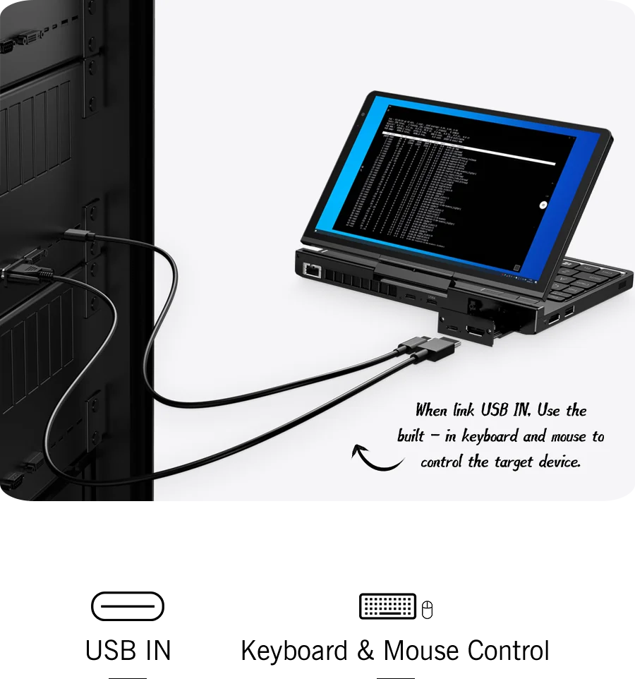 New GPD Pocket 4 2025 Mini Laptop PC 8 Inch AI 9 HX 370 8840U 16/32/64GB RAM 1/2TB NVME SSD 2K 144HZ Full-featured Handheld WIFI