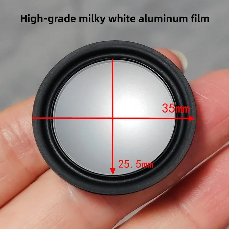 2pcs 25.5mm Tweeter Speaker Aluminum Film Diaphragm Dome Treble Speaker Coil Rapeir Speaker Accessories