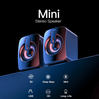 Computer Speaker For PC Laptop Desktop Caixa De Som Sound Box Music Audio System Bocina Column Acoustics Coluna Amplified Unit